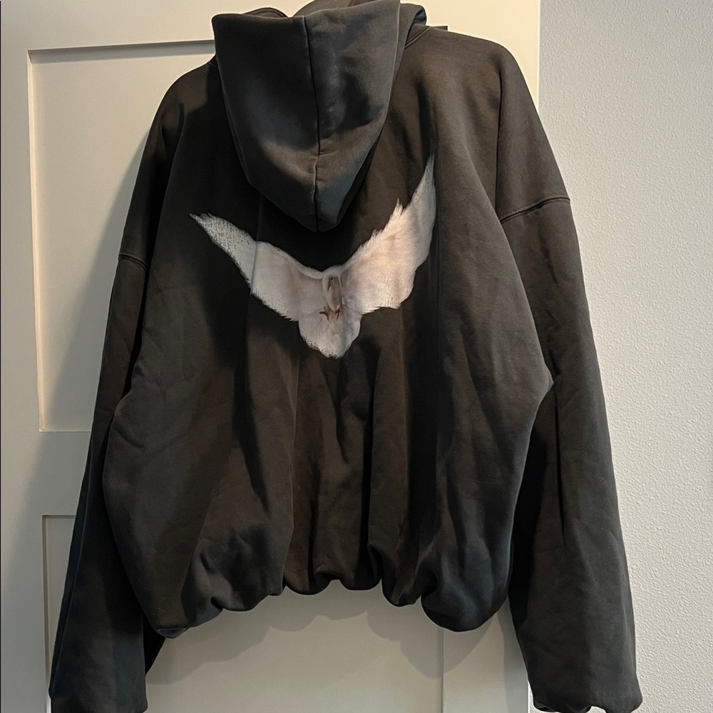 YZY GAP Charcoal Hoodie Size Medium - Picture 3 of 4